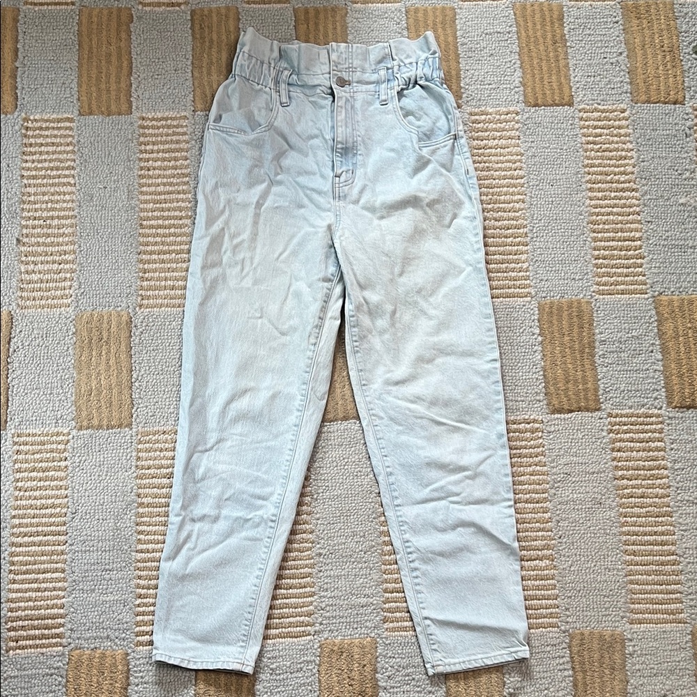 Madewell Paperbag Classic Light Wash Women's Jeans